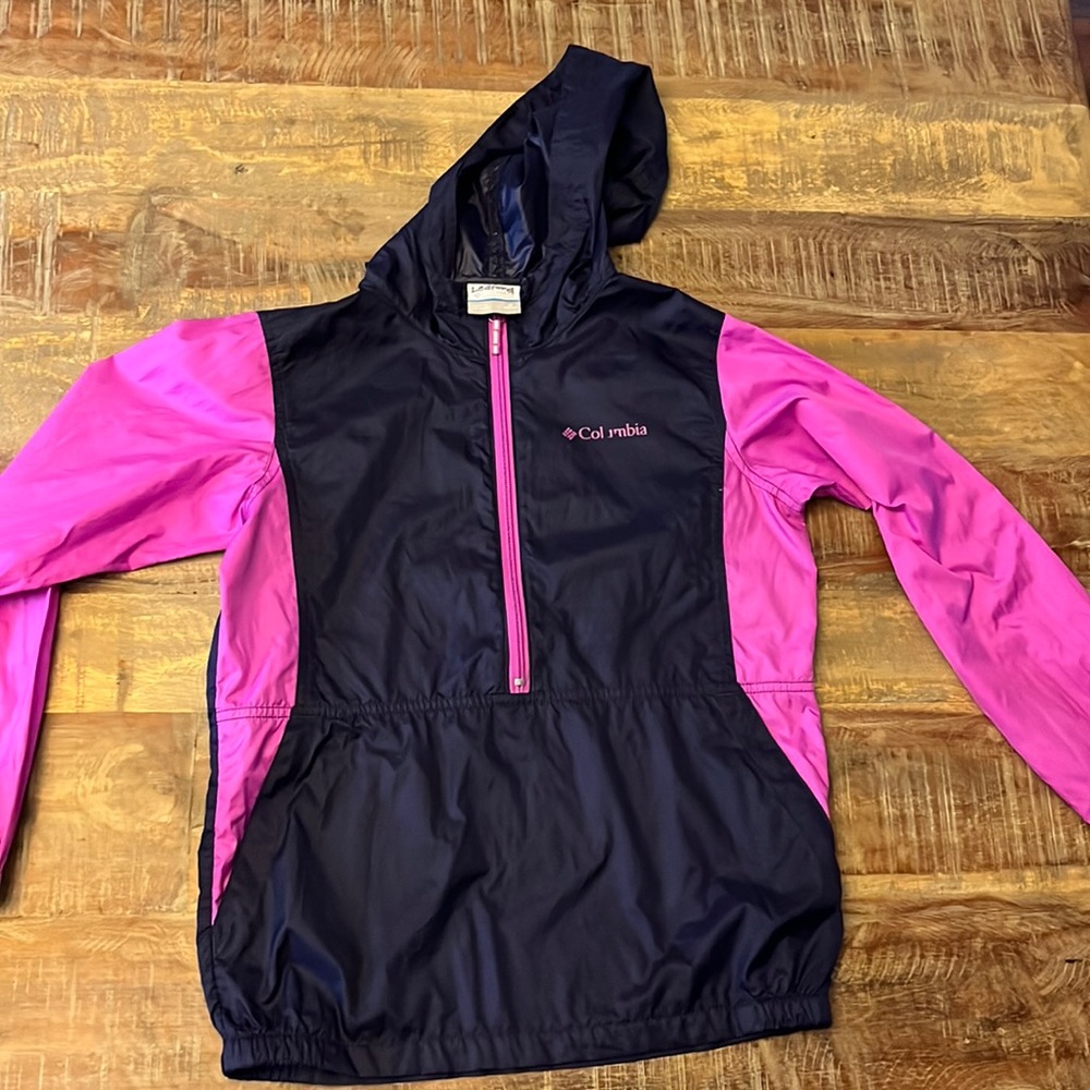Girls Columbia windbreaker size medium